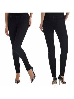 Bianca Nygard Black Skinny E-Z Envy Straight Leg Denim Jeans